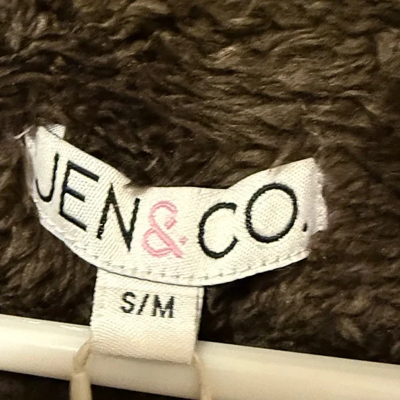 Cozy Brown Sherpa Tweed Jacket NEW S/M - Picture 5 of 9